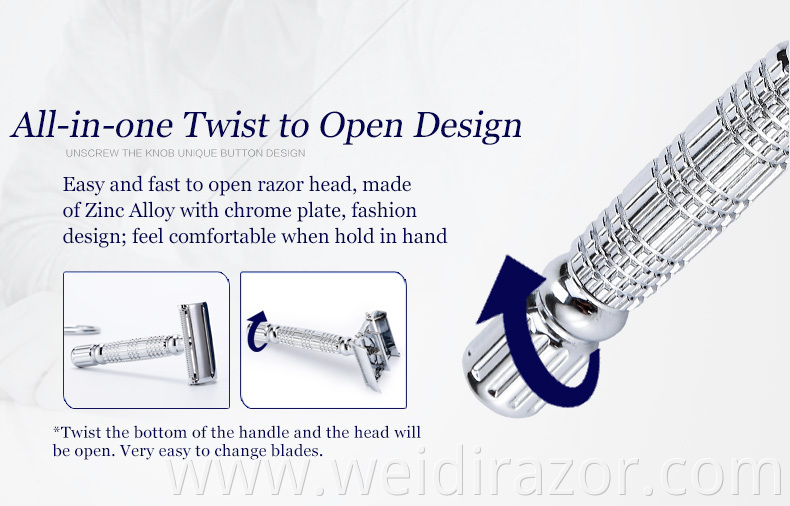 Wholesale Stainless Steel Razor Shave Best Blade Shaving Double Edge Razor